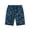 Black, variant on Big & Tall Men's Cotton Beach Shorts Botanical Leaf Print 10" Inseam Knee Length Classic Fit Summer Bermuda Short Pants Elastic Waist for Holiday Cruise Resort