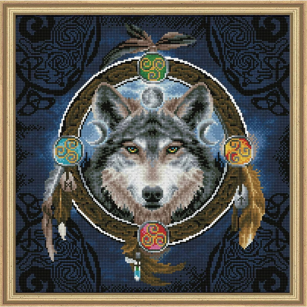 Diamond Dotz® Celtic Wolf Guide Diamond Painting - Walmart.com