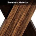 thumbnail image 6 of Dovelina 55" Rectangular Dining Table for 4-6, Farmhouse Kitchen Table with X-Shaped Base, for Dining Room, Kitchen, Apartment, Home Office, Cafe, 6 of 7