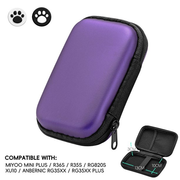Funda Data Frog para R36S, bolsas Retro para videojuegos, funda EVA para RG35XX R35S Miyoo Mini Plus, bolsa protectora fundida