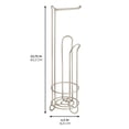 thumbnail image 4 of iDesign Classico Toilet Paper Roll Holder with Stand, Satin, 4 of 4