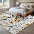 thumbnail image 4 of 6'x9' Area Rugs, Spring Flowers Indoor Outdoor Area Rug for Living Room Bedroom, Watercolor Botanical Floral Herbs Plants Washable Bathroom Rugs Kitchen Floor Carpet Mats Home Decor Aesthetic, 4 of 8
