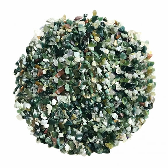 LAMIRO Fish Tank Gravel Pebbles Polished Green River Rocks - 100G for Potted Plants, Aquarium, Terrarium & Diy Fairy Gardens