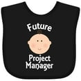 thumbnail image 3 of Inktastic Future Project Manager Occupation Boys or Girls Baby Bib, 3 of 4