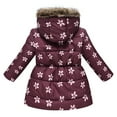 thumbnail image 3 of TAIAOJING Toddler Baby Girl Jacket Long Sleeve Fashion Thick Hooded Down Soft Coat Down Paraks Warm Winter Clothes 6-7 Years, 3 of 6