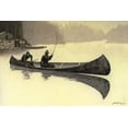thumbnail image 2 of Remington, Frederic 32x23 White Modern Wood Framed Museum Art Print Titled - Trout Fishing in Canada, 2 of 4