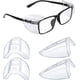 thumbnail image 1 of Protectores laterales para anteojos, protectores laterales deslizantes flexibles para anteojos recetados que se adaptan a anteojos pequeños a medianos, 1 of 5