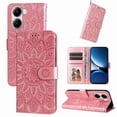 thumbnail image 1 of Funda tipo cartera GANGXUN para Xiaomi Poco X7 Pro , diseño girasol, cuero PU, soporte, cierre magnético, tarjetero, 1 of 5