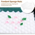 thumbnail image 4 of Tapis en Mousse pour Fondant, 2 Pcs Tapis de Modelage en Mousse pour Fondant, Plateau en Mousse pour Modeler les Fleurs de Sucre Réutilisable, Outils de Modélisation en Mousse Ondulée, Blanc, 4 of 8
