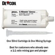 5 Minute® Epoxy, 25 mL, Dev-Tube™, Colorless to Light Yellow