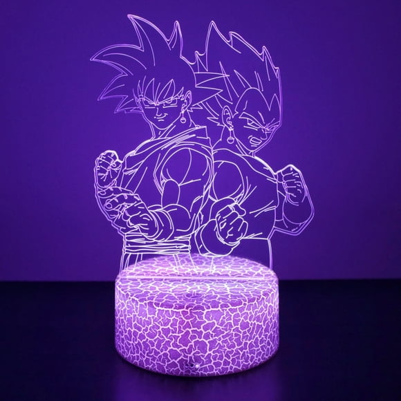 Dragon Ball Z Anime Figures Goku Figure Vegeta Gohan 3D Lamp PVC Action figurine Toys for Children Room Decor Super Saiyan Gifts