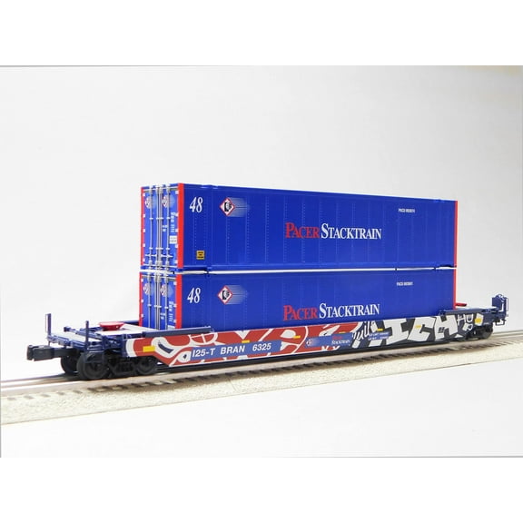 Lionel Pacer STACKTRAIN Husky Stack #6325 with Graffiti O Gauge