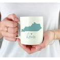 thumbnail image 3 of CTDream 11oz. US State Coffee Mug Gift, Aqua Home Heart, Kentucky, 1-Pack, Unique Hostess Distance Moving Away Christmas Birthday Gifts for Her, 3 of 6