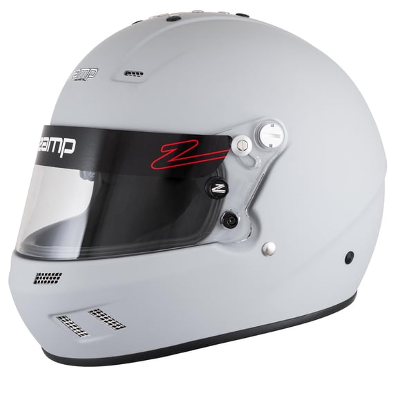 Zamp H78315FL RZ-57V Racing Helmet, SA2025, Matte Gray, Large