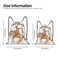 thumbnail image 2 of Saiise Cowboy Rodeo Guitar Pattern Sports Drawstring Backpack - String Swim Gym Bag with Wet Proof Pocket for Women&Men-Medium, 2 of 6