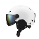 thumbnail image 1 of Casco de esquí deportivo para adultos, para exteriores, resistente al viento, antivaho, con lentes integradas, casco de esquí de seguridad, 1 of 5