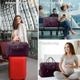 thumbnail image 6 of Travel Duffle Bag, Weekender Bag for Women with Toiletry Bag Carry on Overnight Bag with Laptop Compartment, Yoga Gym Bag with Wet Pocket Shoe Bag, Hospital Bag for Labor and Delivery, 6 of 6