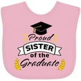 thumbnail image 3 of Inktastic Proud Sister of the Graduate-family Graduation Boys or Girls Baby Bib, 3 of 4