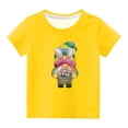 thumbnail image 2 of Qiopertar Haut à Manches Courtes Imprimé Nain de Pâques pour Enfants Garçons Filles Mode Col Rond en Solde à Moins de 5$ en Solde, 2 of 4