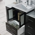thumbnail image 4 of Blossom 48" Bathroom Vanity | Espresso | Ceramic Sink | Solid Wood | Double Side Cabinet | Freestanding, 4 of 8