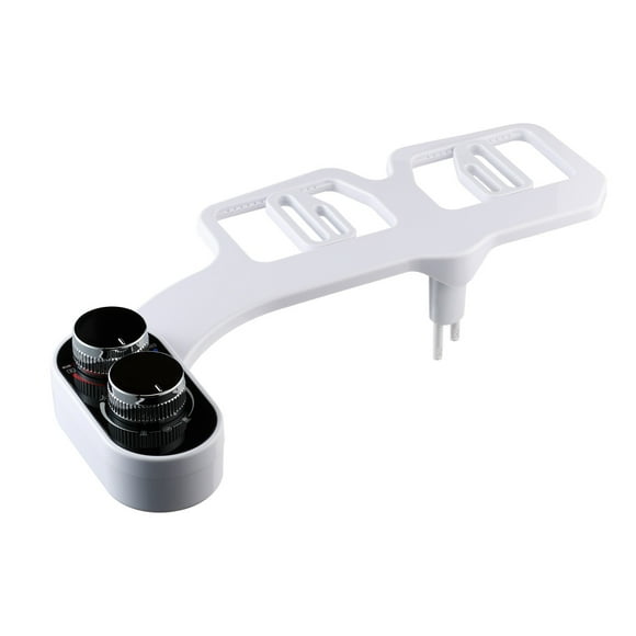 Bidet Attachment for Toilet Warm Water, Ultra-Slim Bidet Hot and Cold, Non-Electric Adjustable Pressure Self Cleaning Sprayer Nozzle Control, for Posterior, Feminine Wash, Easy to Install