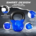 thumbnail image 2 of Kettlebell - PVC - 25lbs - Pair, 2 of 7