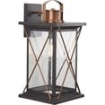 thumbnail image 4 of P560158-020-Progress Lighting-Barlowe - 19 Inch 1 Light Outdoor Wall Lantern Antique Bronze Finish, 4 of 4