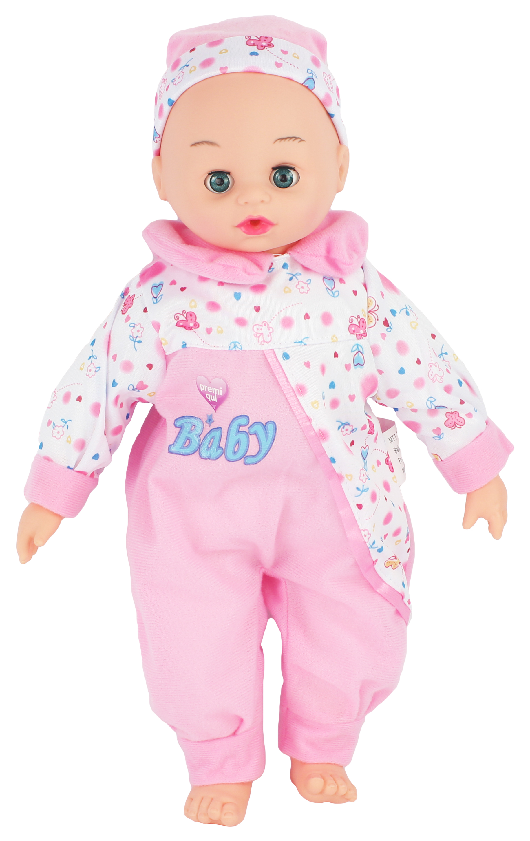 Battery Operated Pretend Play 15" Baby Doll Toy with Music & Sounds