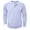 White, variant on Hiiyo Men's Cotton Henley T-Shirt Solid Color Long Sleeve T Shirt Undershirt, Grey