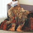 thumbnail image 6 of Cauagu Majestic Cosmic Lion Pattern Flannel Bed Blankets,Fleece Blanket Comfortable Air Conditioning Blanket for Sofa Bed Travel Couch & Living Room -40"x30", 6 of 8