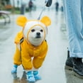 thumbnail image 7 of Pet Raincoat Waterproof Pet Raincoat Four Legged All Inclusive Small And Medium Sized Dog Puppy Rainy Clothes Yellow, 7 of 7