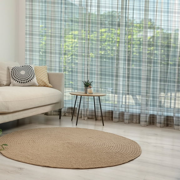 Grey Tulle Curtains with Rod Pocket, Pattern with Modified Stripes Crossed Horizontal and Vertical Lines Forming Squares, Sheer Drape for Wedding Party 2 Panels, 7 Sizes, Grey White, by Ambesonne