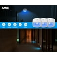 thumbnail image 3 of AMIR Motion Sensor Lights Under Cabinet Lights Battery Powered LED Night Lights for Stairs Hallway Bedroom Kitchen 3PCS, 3 of 10