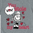 thumbnail image 3 of Peanuts - Patty Stole My Heart  - Toddler And Youth Short Sleeve Graphic T-Shirt, 3 of 6