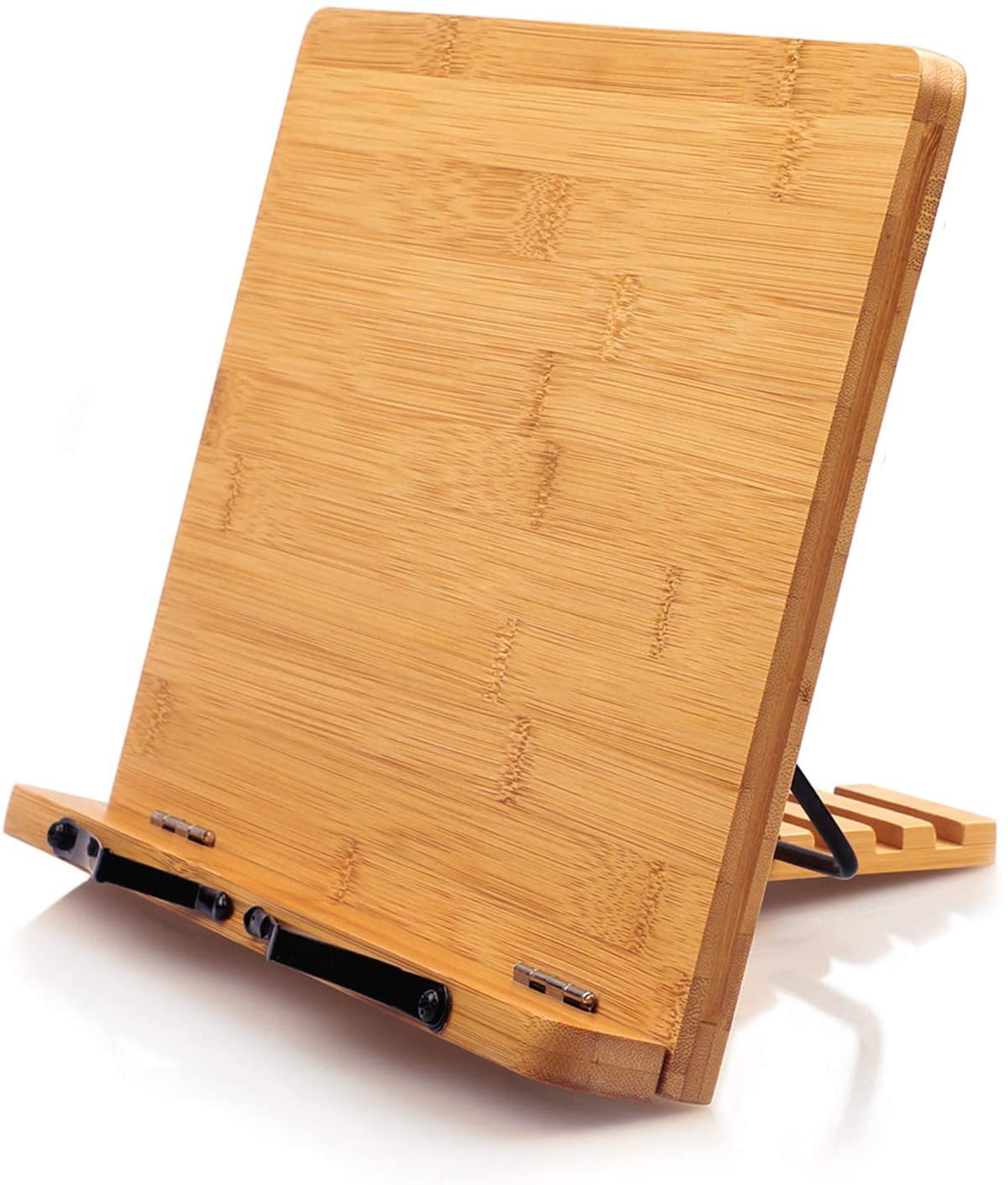Foldable Adjustable Wooden Cook Book Holder Rack Stand Reading Rest Organiser 