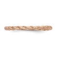 thumbnail image 3 of 14k Rose Gold Twisted Rope Ring, 3 of 8