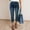 Dark blue, variant on Capri Jeans for Women High Waisted Slim Straight Denim Capris Pants with Pockets Casual Cropped Jeans Damen Jeans Leggings 7/8 High Waist Caprihose Skinny Mom Jeggings Grey M