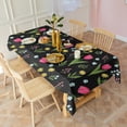 thumbnail image 3 of Pioneer Flower Floral Print Pattern Rectangle Tablecloth 60"x120", Waterproof Polyester Table Cloth, Wipeable Spillproof for Dining Camping Indoor Outdoor, 3 of 6
