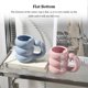thumbnail image 5 of Matsuzay Taza de cerámica para café, té, agua, tazas creativas, contenedor de desayuno, taza colorida para parejas, tazas nórdicas de oficina, regalo Teteras Amarillo Matsuzay HA081409-01, 5 of 6