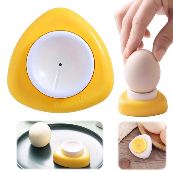 Magnet Egg Piercer for Raw Eggs, with Magnetic Base and Safety Lock, Hard Boiled Egg Peeler, Egg Pricker to Get a Good Hard Boiled Egg