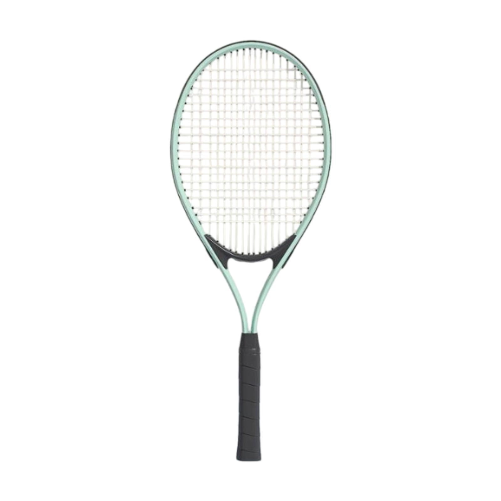LOVIVER Raquette de Tennis Haute Résistance Cordes en Nylon Portable Confortable Équipement de Tennis Vert
