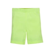 The Children's Place Girls' Solid Bike Shorts XX-Large Black/ H/T Grey/ Tidal/ White 4-pack