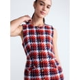 thumbnail image 5 of Free Assembly Women's and Women's Plus Sleeveless Tweed Mini Dress, Sizes 0-28, 5 of 6