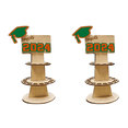 thumbnail image 1 of 2PCS 2024 Graduation Season Gift Box Graduation Wallet Money Holder,Green Hat Orange Lettering, 1 of 5