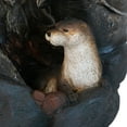thumbnail image 3 of 16.9x15x31.3" Decorative Brown Otter Design with Light and Pump for Indoor and Outdoor Use, 3 of 7