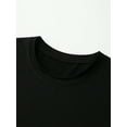 thumbnail image 3 of Men's Festive Black Christmas T-Shirt - "Make Christmas Great Again" with Santa Hat & Tree Design, Casual Short Sleeve Crew Neck,  Machine Washable, 3 of 5