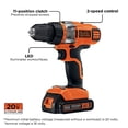 thumbnail image 2 of Black & Decker Perceuse/perceuse au Lithium-Ion 20 Volts MAX, 2 of 5