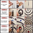 thumbnail image 5 of Modèle de Cible de Lancer de Hache, 3 Pcs Marqueurs et Hache Standard, 5 of 5