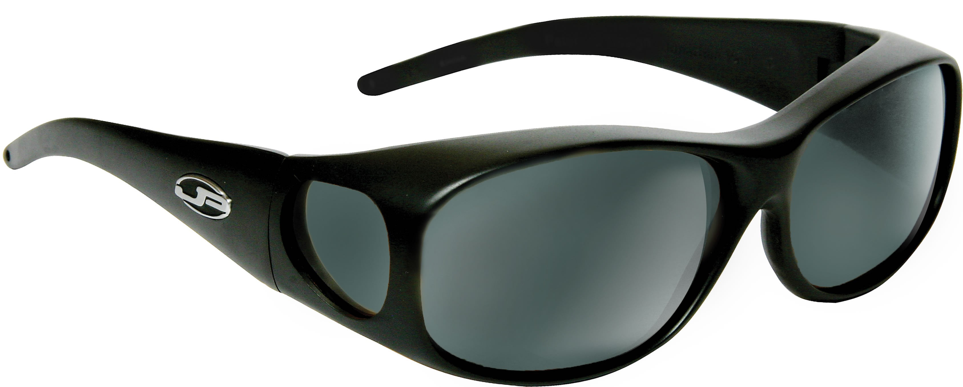 Fitovers Eyewear - Element Matte Black (Polarvue Gray) Designed to 