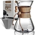 thumbnail image 1 of AGOGO Pour Over Coffee Maker Dripper with Filters 8 Cup/28 oz-Slim Shape, 1 of 6